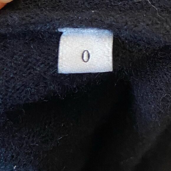 Sandro Colle Wool Cashmere Black Sweater V Neck Size 2 - Picture 15 of 16